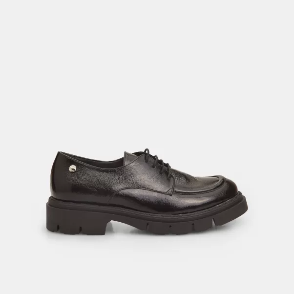 Chaussures À Lacets Femme Sneakers Promotion Noir