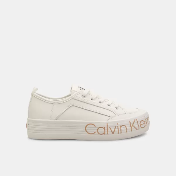 Chaussures De Sport Blanc Sneakers Pour Femme Calvin Klein Certification Femme