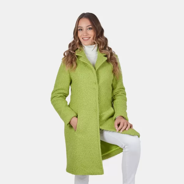 Manteau Teddy Pour Femme Vestes Vert Femme Classique
