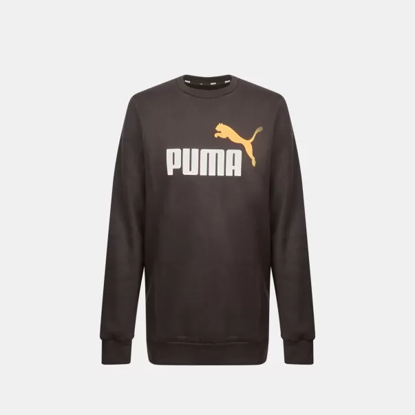 Sweat-Shirt Col Rond Puma En Ligne Noir Sport Femme