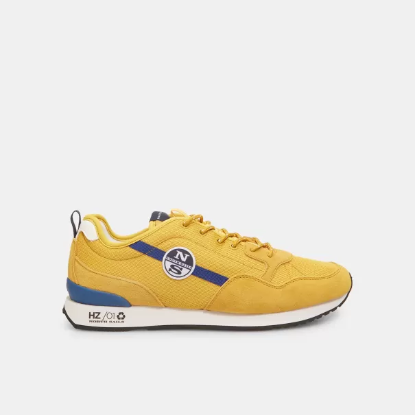 Clair Sneakers Pour Homme North Sails Sneakers Jaune Homme