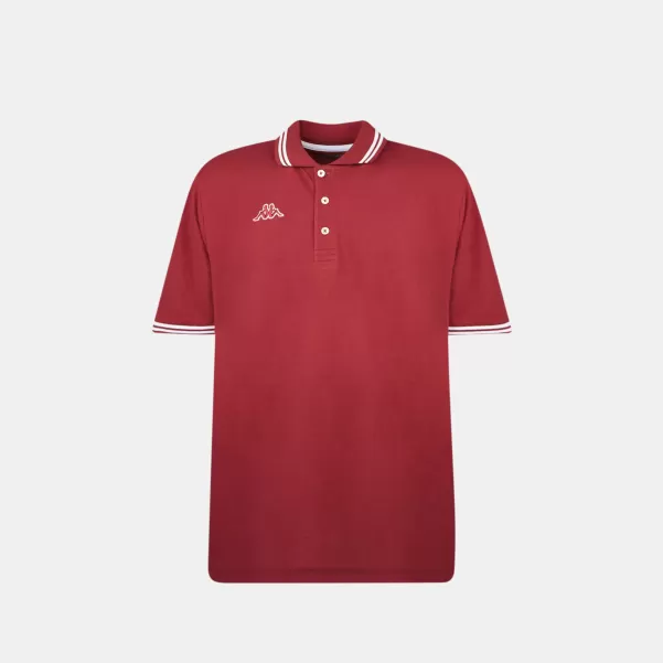 Polo Pour Homme Kappa Innovant Rouge Sport Homme