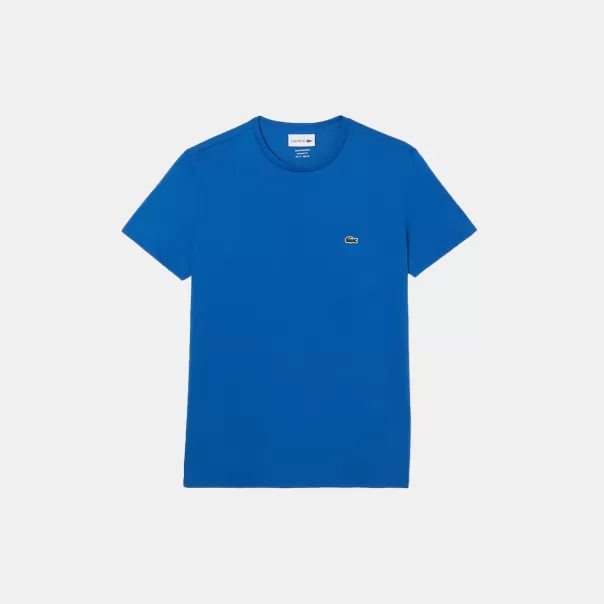 T-Shirt Pour Homme Lacoste Homme Bleu Sport Qualité Reconnue