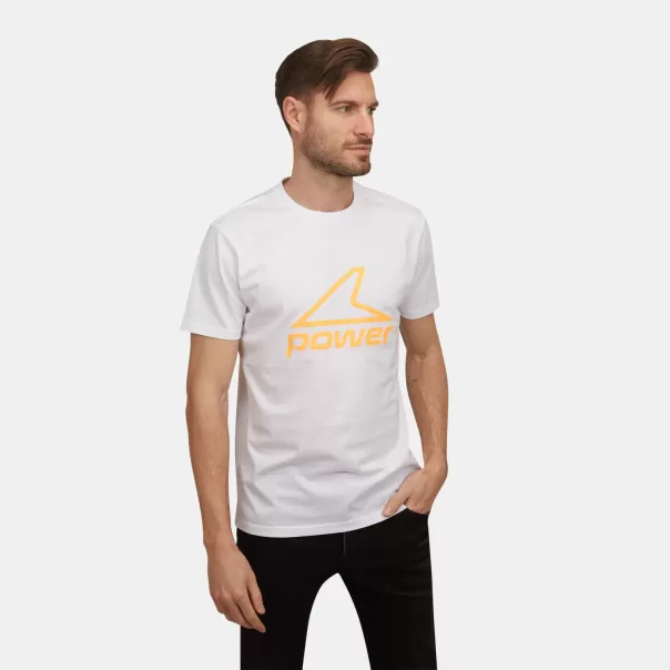 T-Shirt Pour Homme Power Doux Sport Homme Blanc