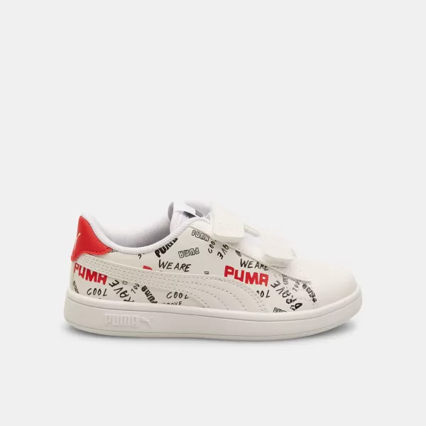 Sneakers Pour Fille Puma Avec Bandes Velcro Chaussures De Sport Blanc Qualité Premium Enfants