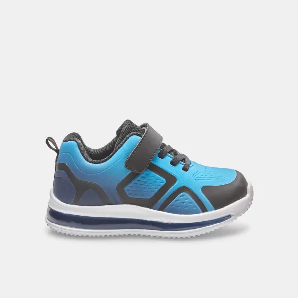 Enfants Bleu Sneakers Sneakers Pour Garçon Avec Bande Velcro Concurrence