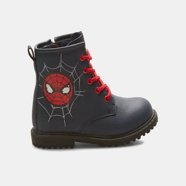 Bleu Vivre Enfants Boots Pour Garçon Spiderman Bottines